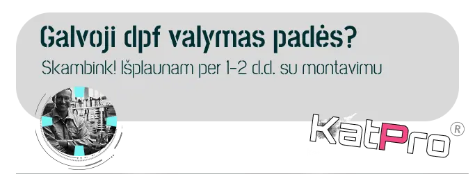 ar dpf filtro valymas padeda